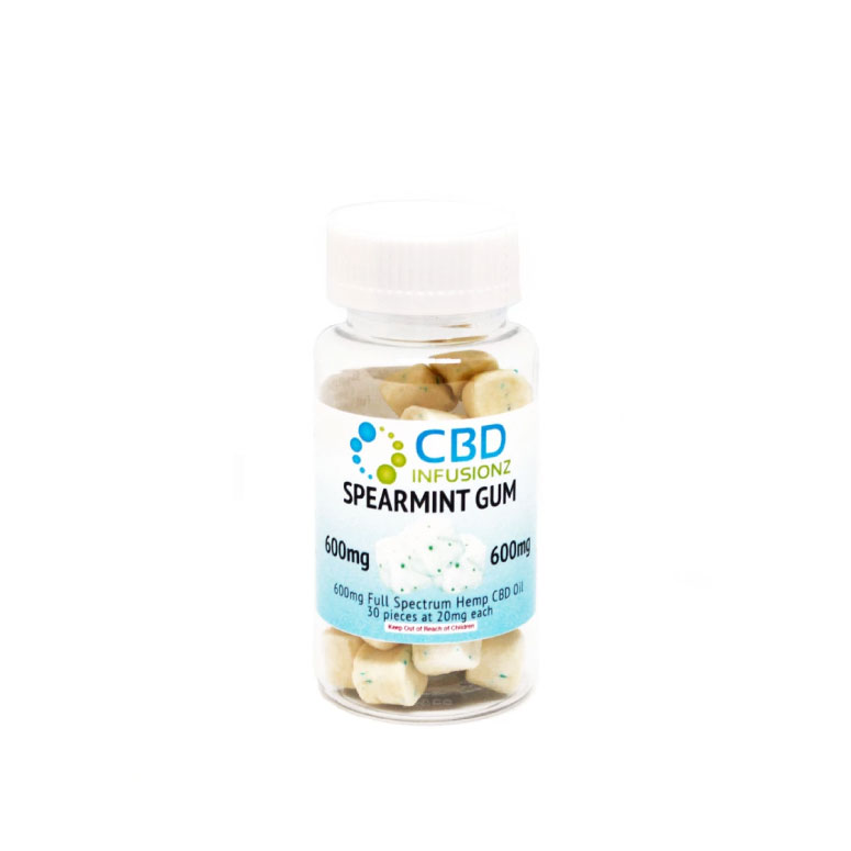 CBD Infusionz Spearmint CBD Gum