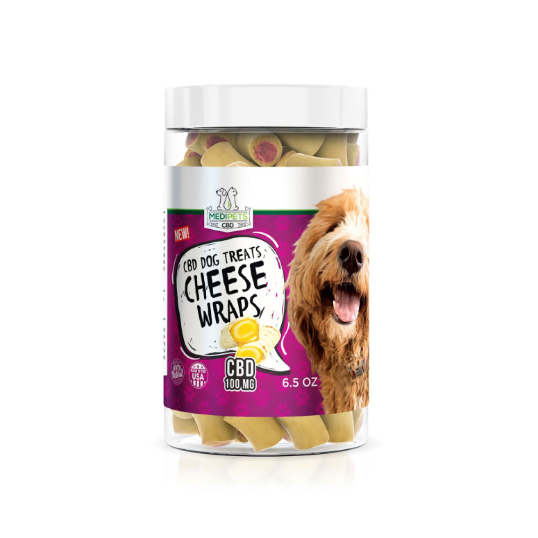 MediPets - CBD Dog Treats Cheese Wraps