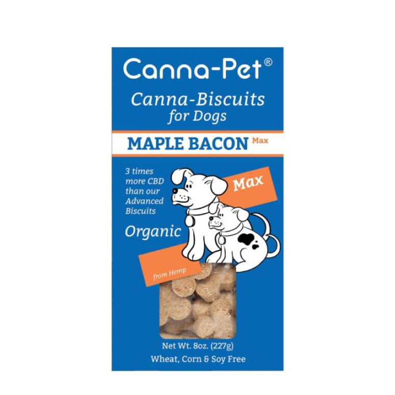 Canna-Pet - Canna-Biscuits for Dogs: Advanced MaxCBD Maple Bacon