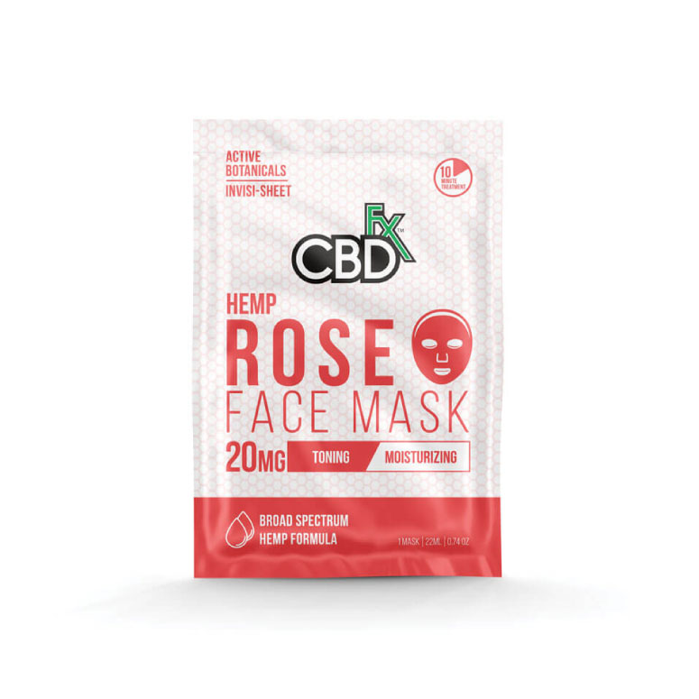CBDFx Hemp Rose Face Mask