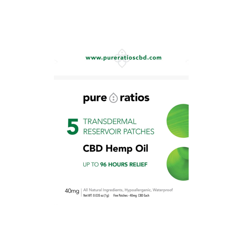 Pure Ratios 96-hour Transdermal CBD Pain Patch