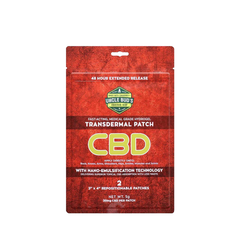  Uncle Bud’s 20 mg CBD Transdermal Patch