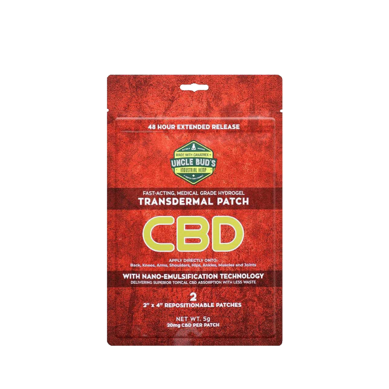 Uncle Bud’s 20 mg CBD Transdermal Patch