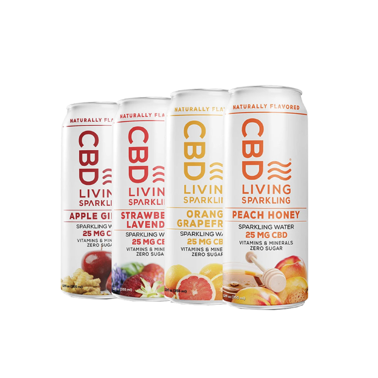 CBD Living Sparkling Water