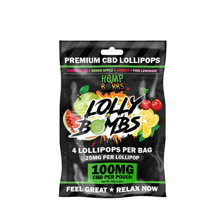 Hemp Bombs Jolly Bombs CBD Lollipops
