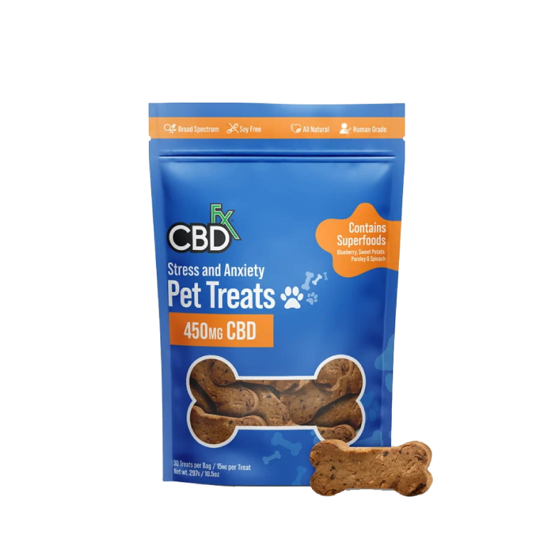 CBDfx CBD Pet Treats for Stress & Anxiety