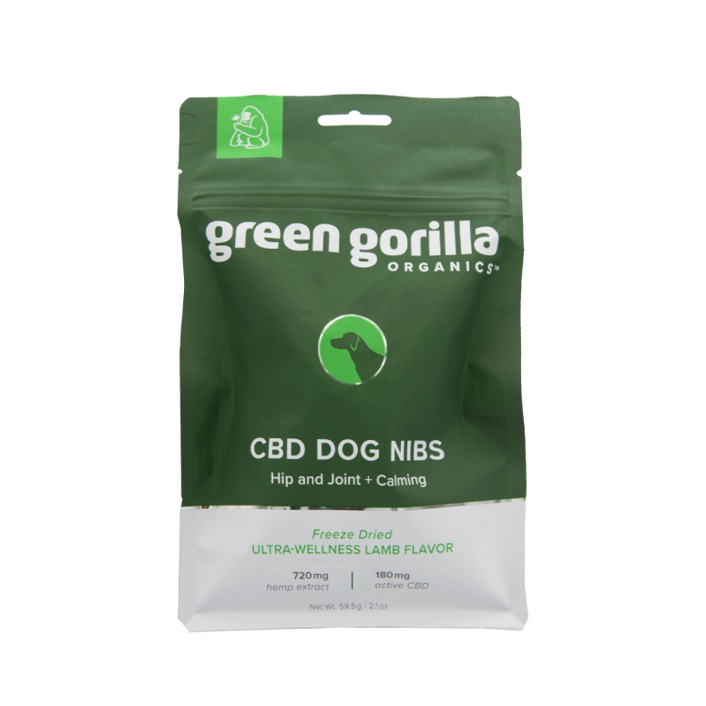 Green Gorilla Freeze-Dried CBD Dog Nibs