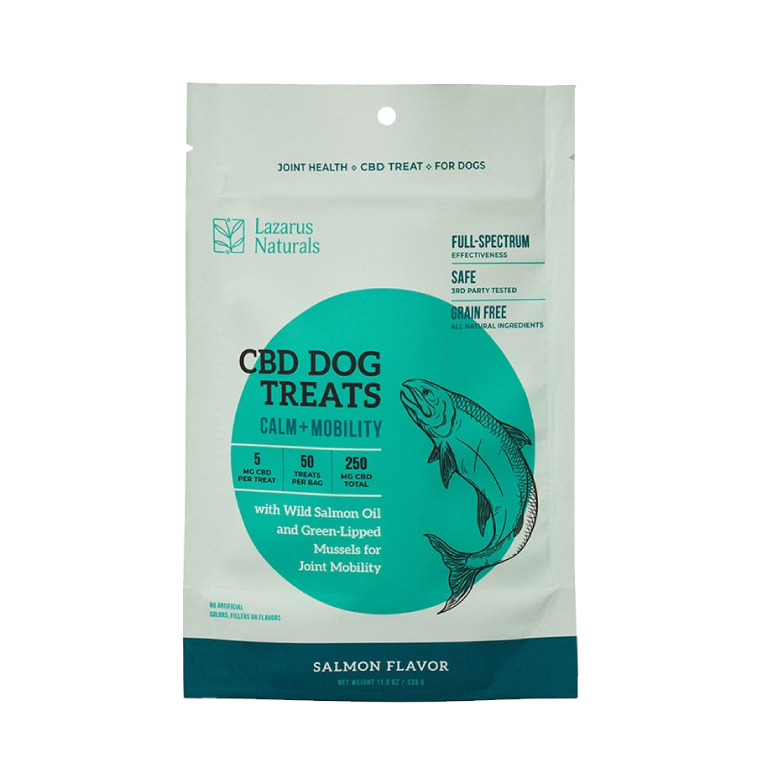 Lazarus Naturals Salmon Mobility CBD Dog Treats