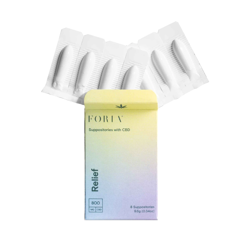  Foria Basics Relief Suppositories with CBD