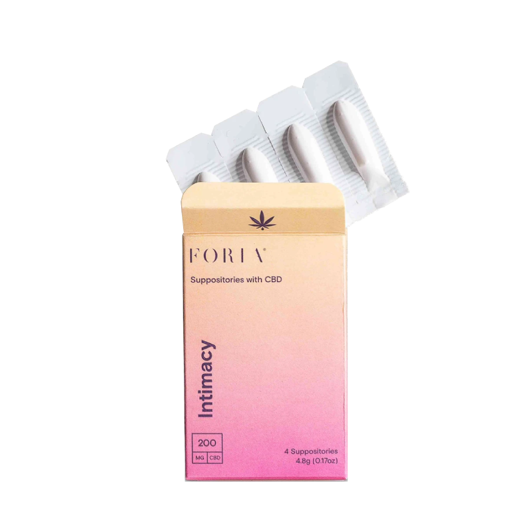 Foria Intimacy Suppositories with CBD