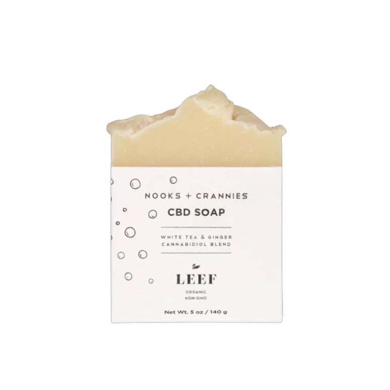 Leef Organics Nooks + Crannies CBD Soap