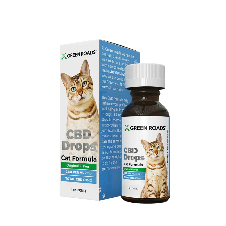 Green Roads Pet CBD Drops for Cats