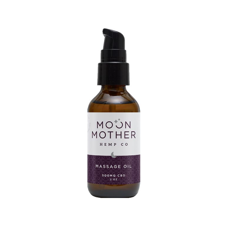 Moon Mother Hemp CBD Massage Oil