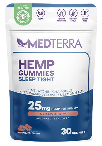 Medterra Sleep Tight Strawberry Gummies