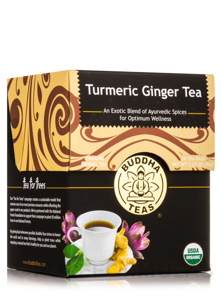 Buddha Teas CBD Turmeric and Ginger Tea