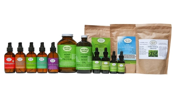 Jeff’s Best Hemp products