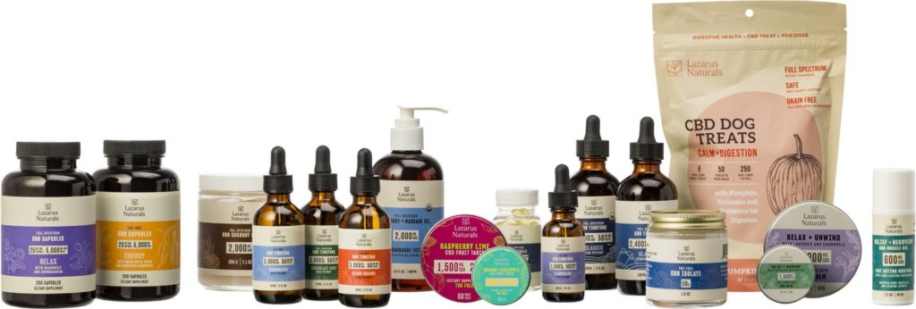 Lazarus Naturals Products