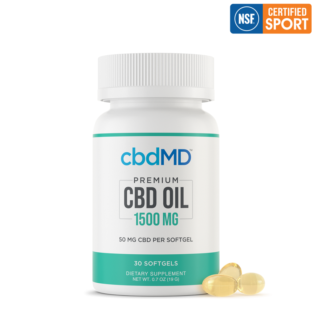 cbdMD CBD Oil Softgel Capsules